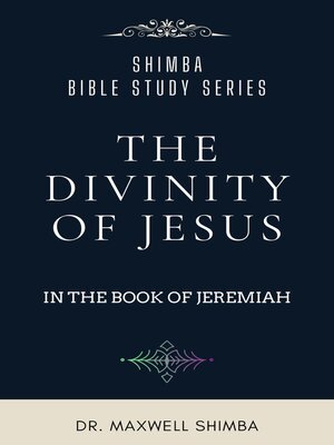cover image of The Divinity of Jesus in the Book of Jeremiah